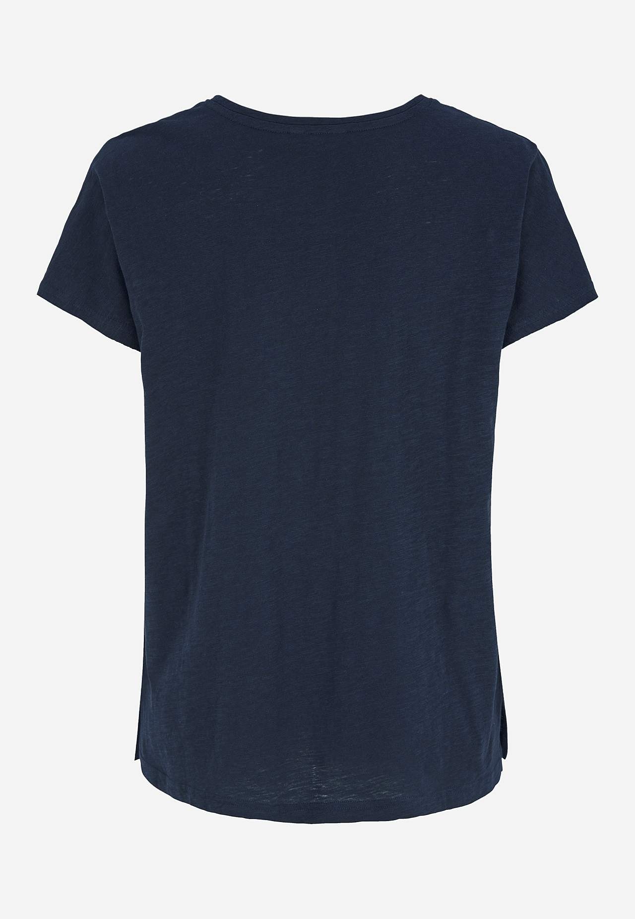 Jerseytopp med korte ermer