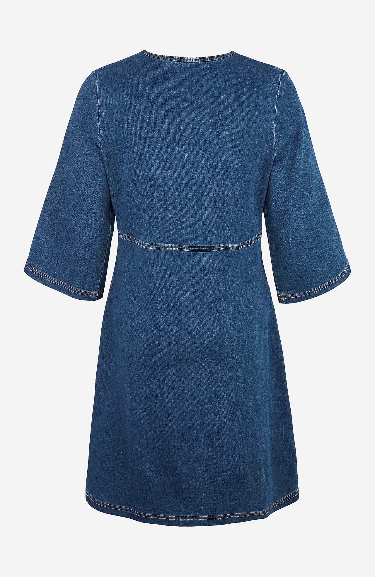 Kjole i denimtrikot Olga