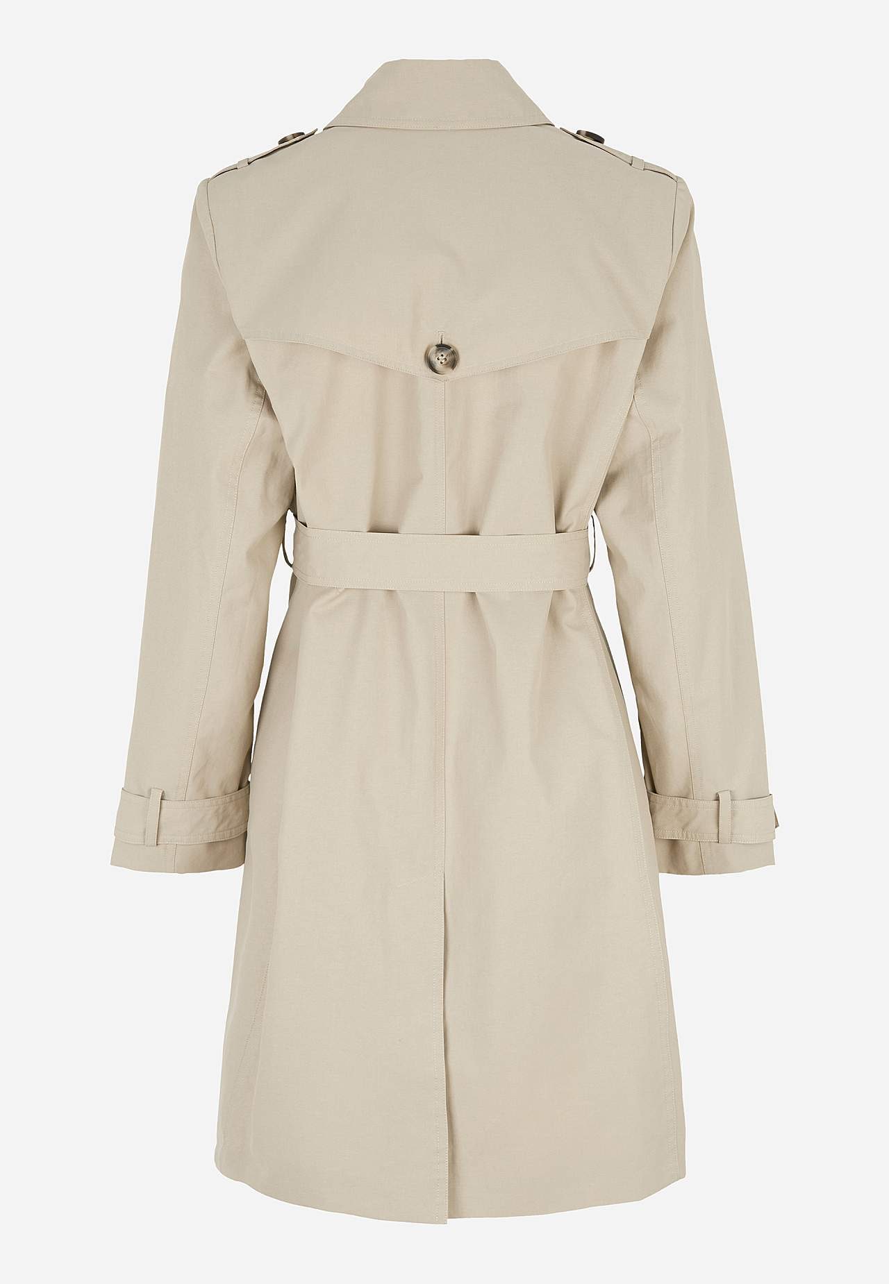 Enkeltkneppet trenchcoat