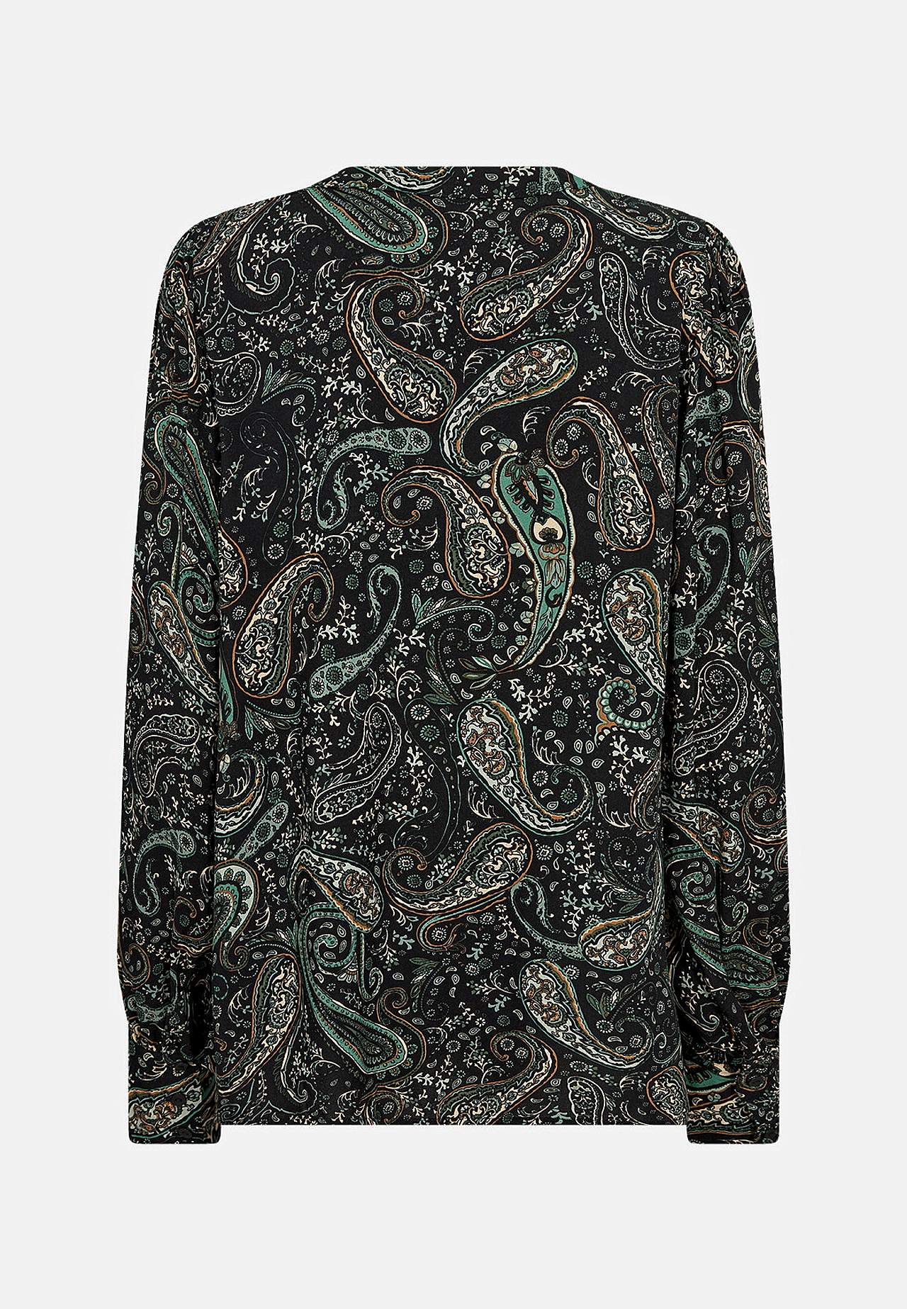 Bluse med et paisleymønster Vica