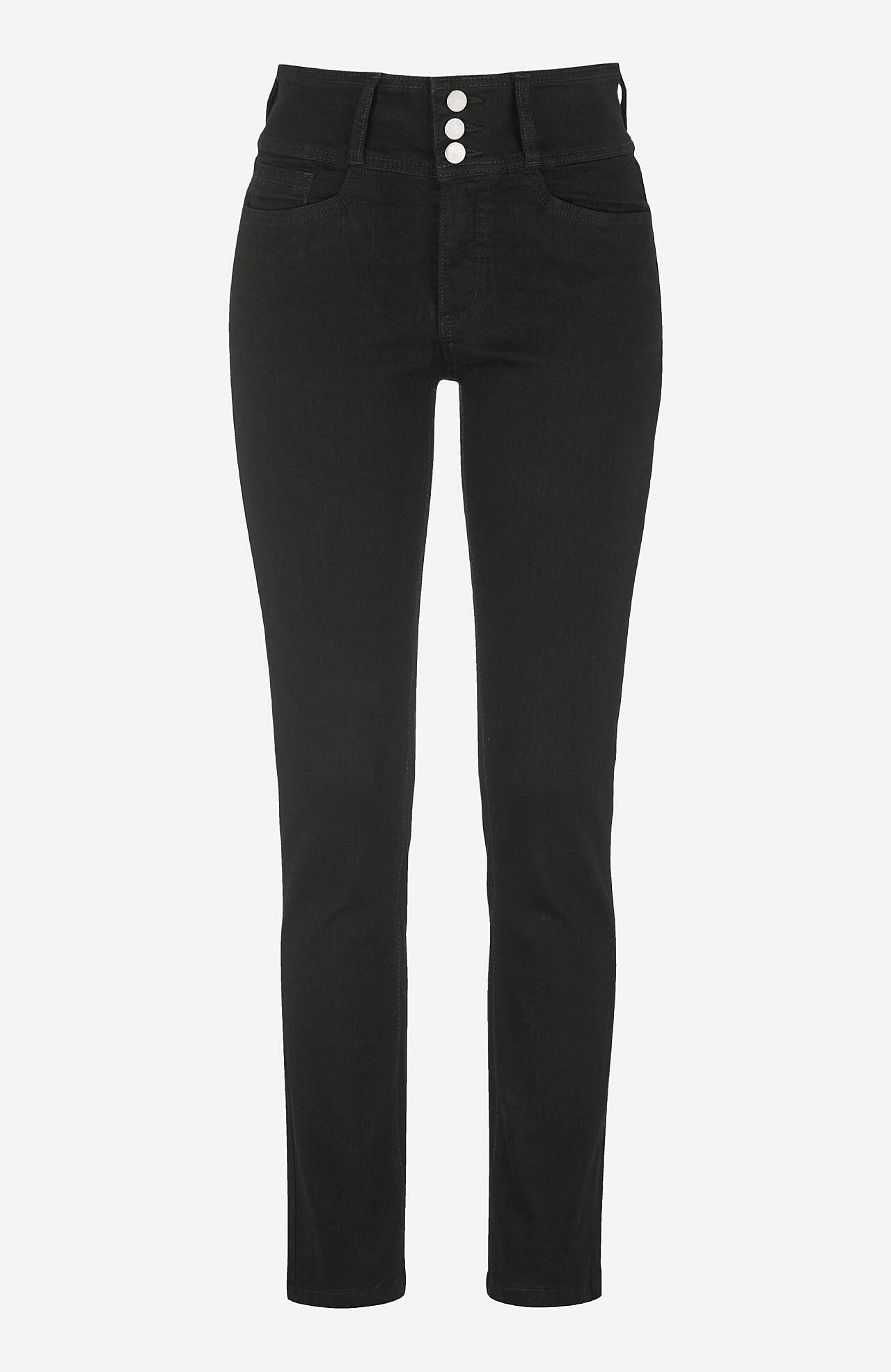 Smale jeans med høy midje - tre lengder
