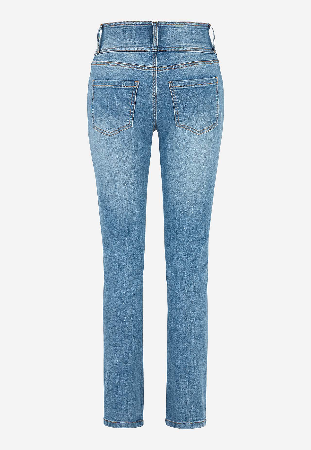 Smale jeans med høy midje - tre lengder