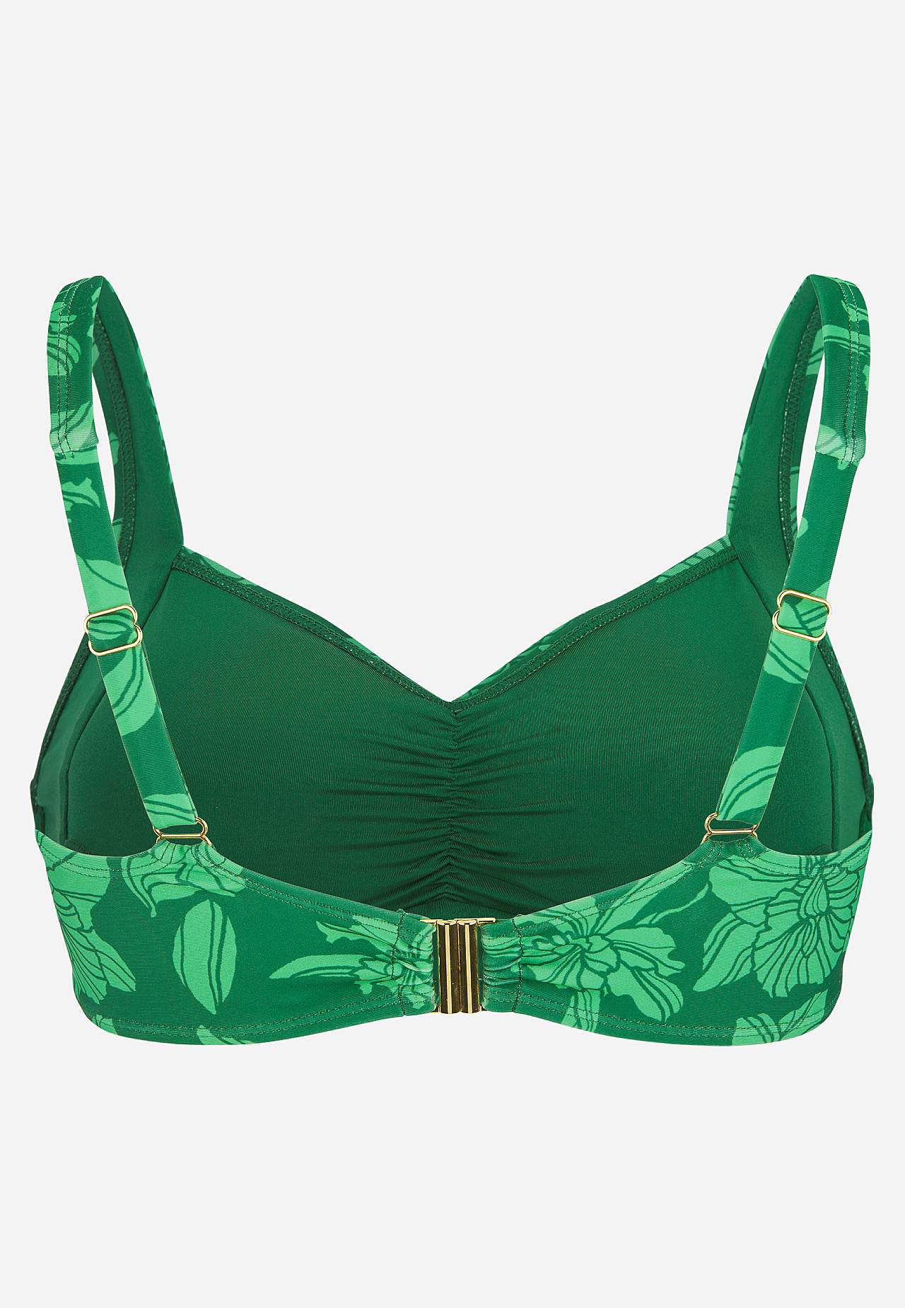 Spileløs bikini BH med et blomstermønster Nerja