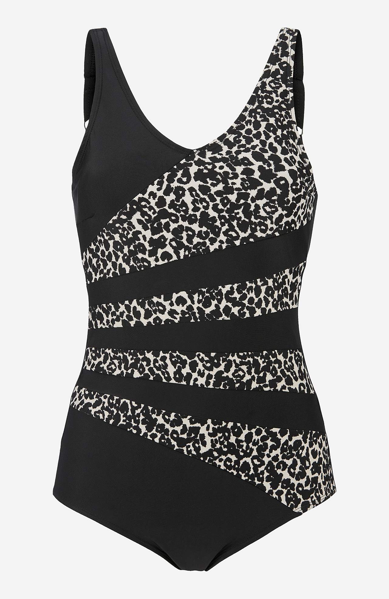 Leopardmønstret badedrakt Beaumont