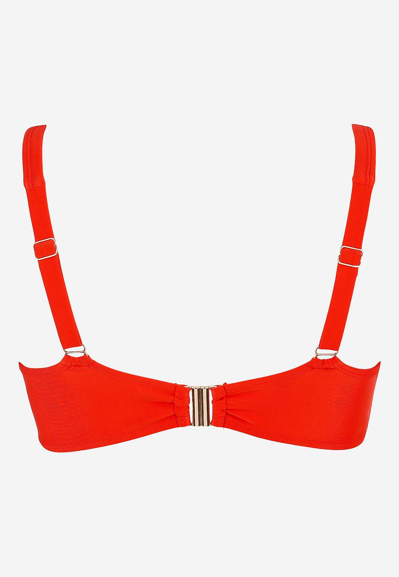 Ensfarget, spileløs bikini BH Nerja