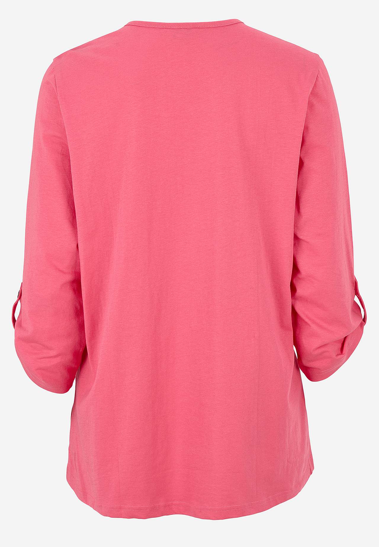 Jerseytopp med 3/4-lange ermer