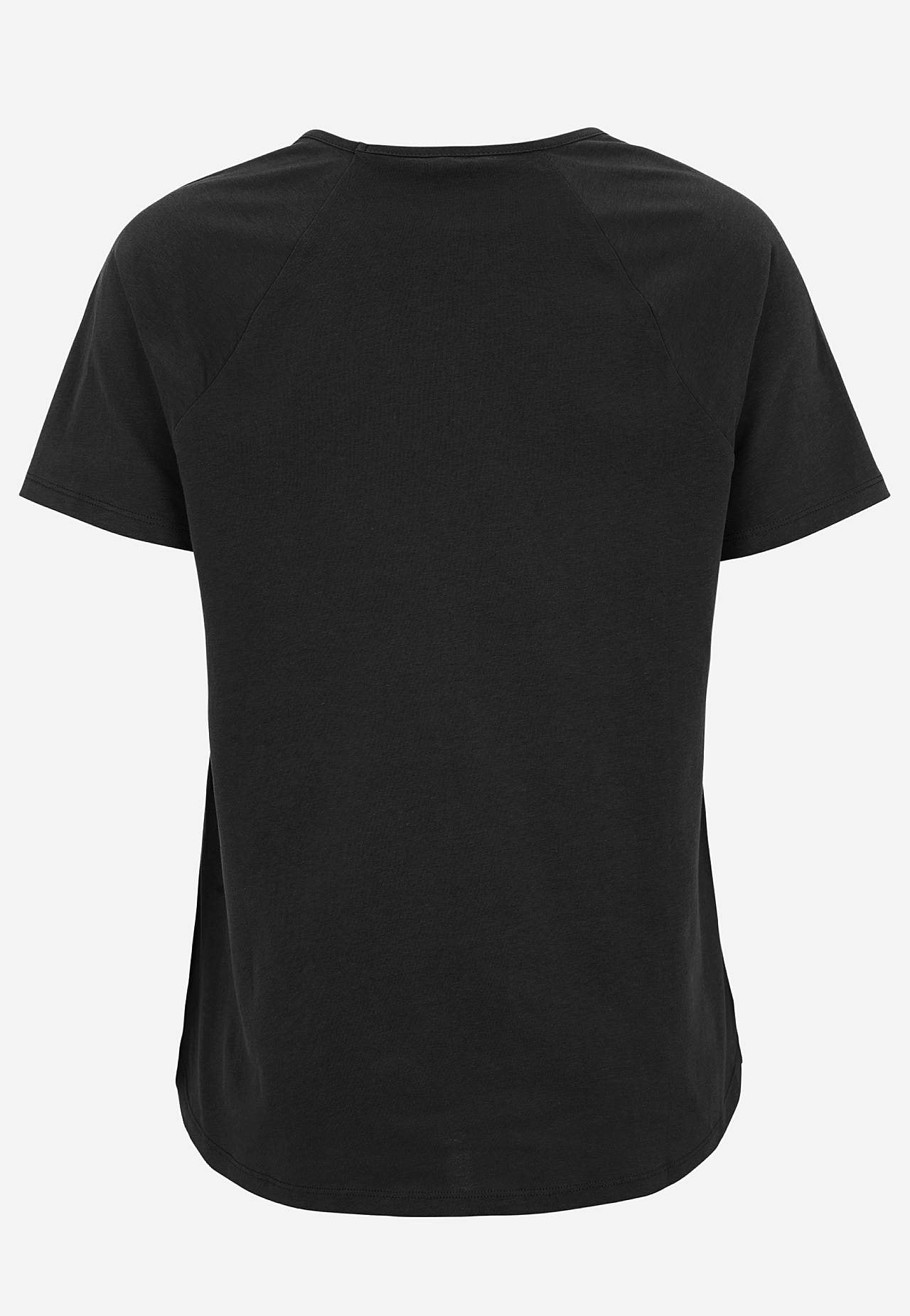 Jerseytopp med raglanerme 2-pack