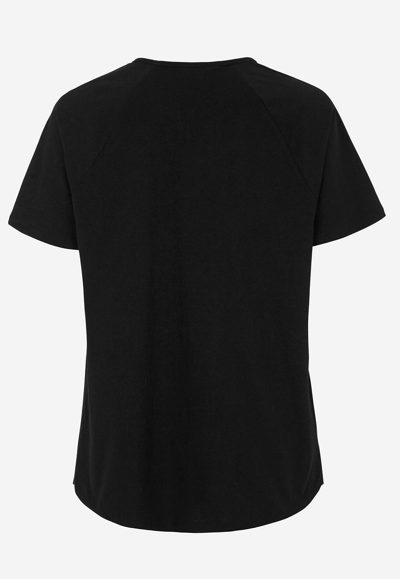 Jerseytopp med raglanerme 2-pack