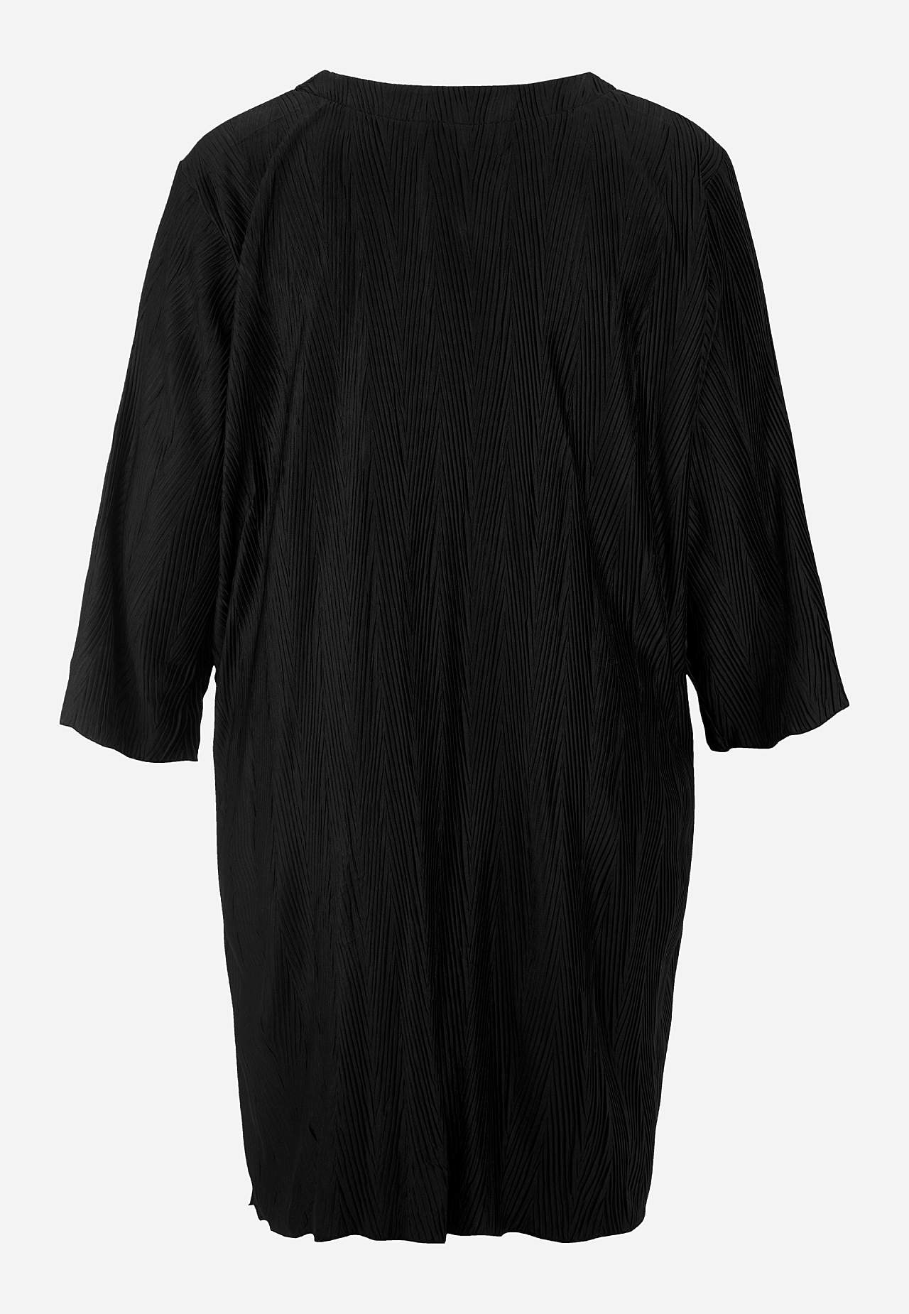 Lang cardigan med strukturmønster