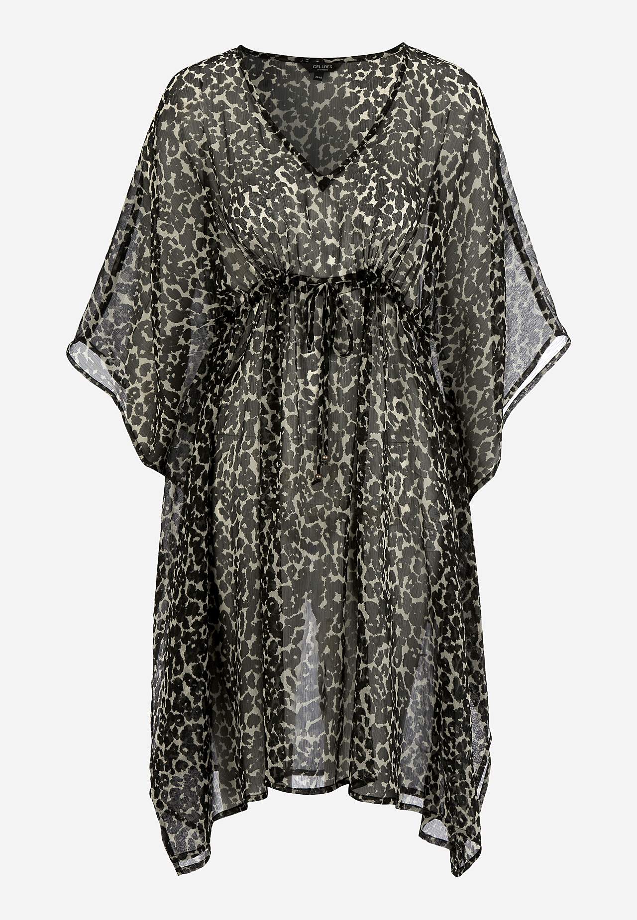 Mønstret strandkaftan