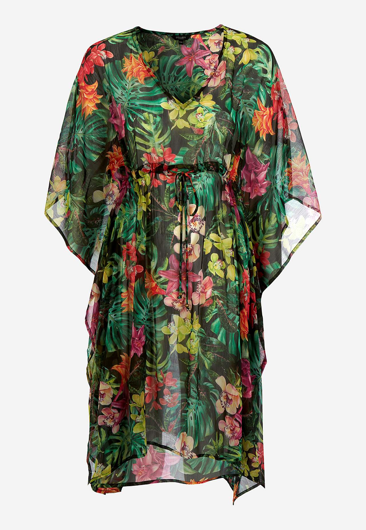 Mønstret strandkaftan