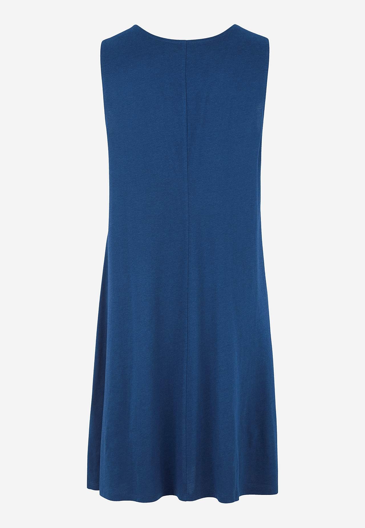 V-halset, ermløs Jersey-kjole