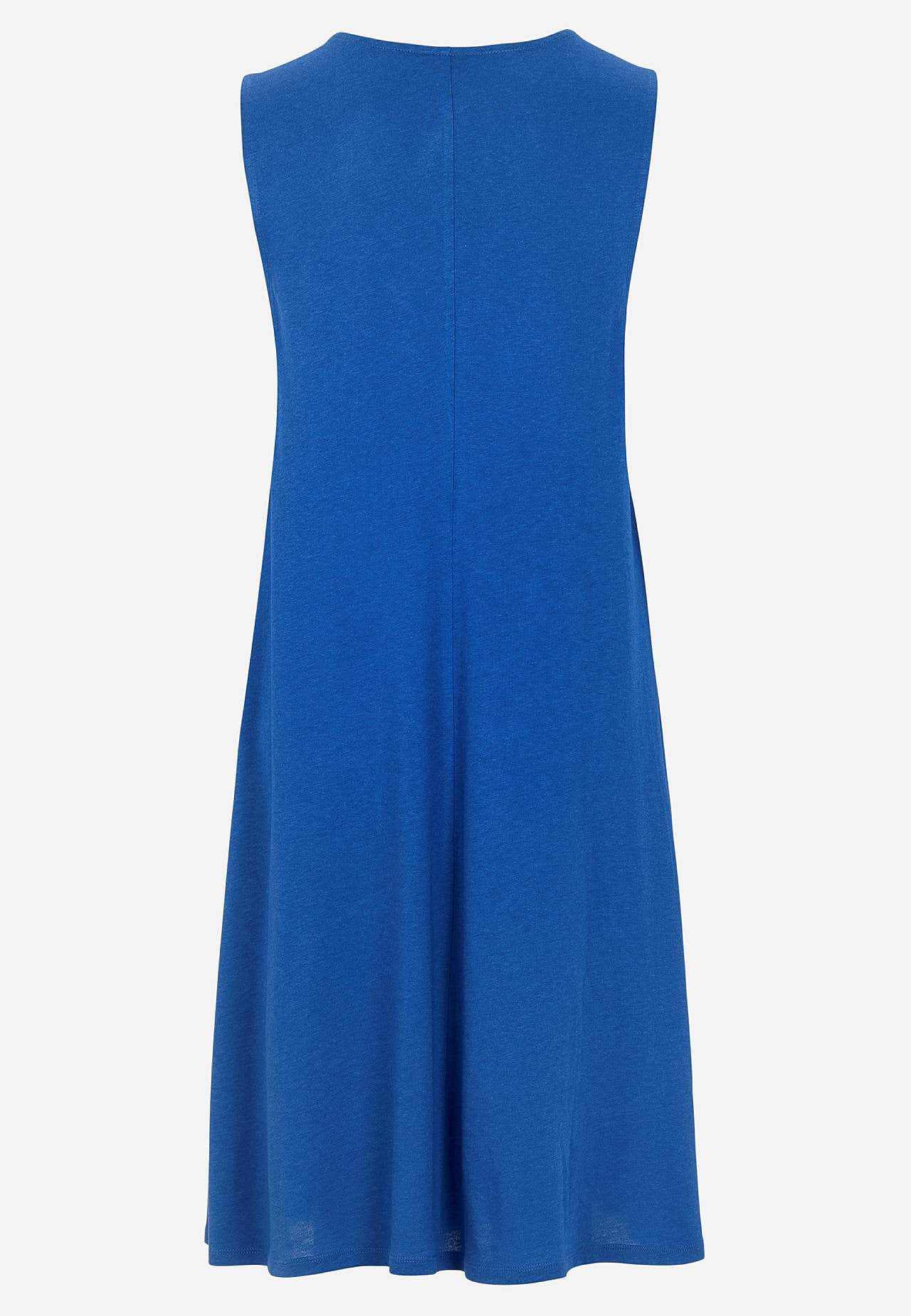 V-halset, ermløs Jersey-kjole