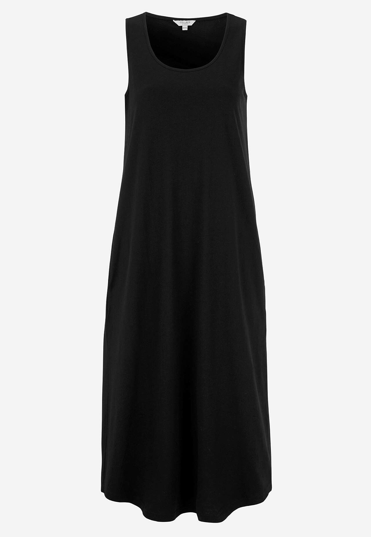 Ermløs Jersey-kjole