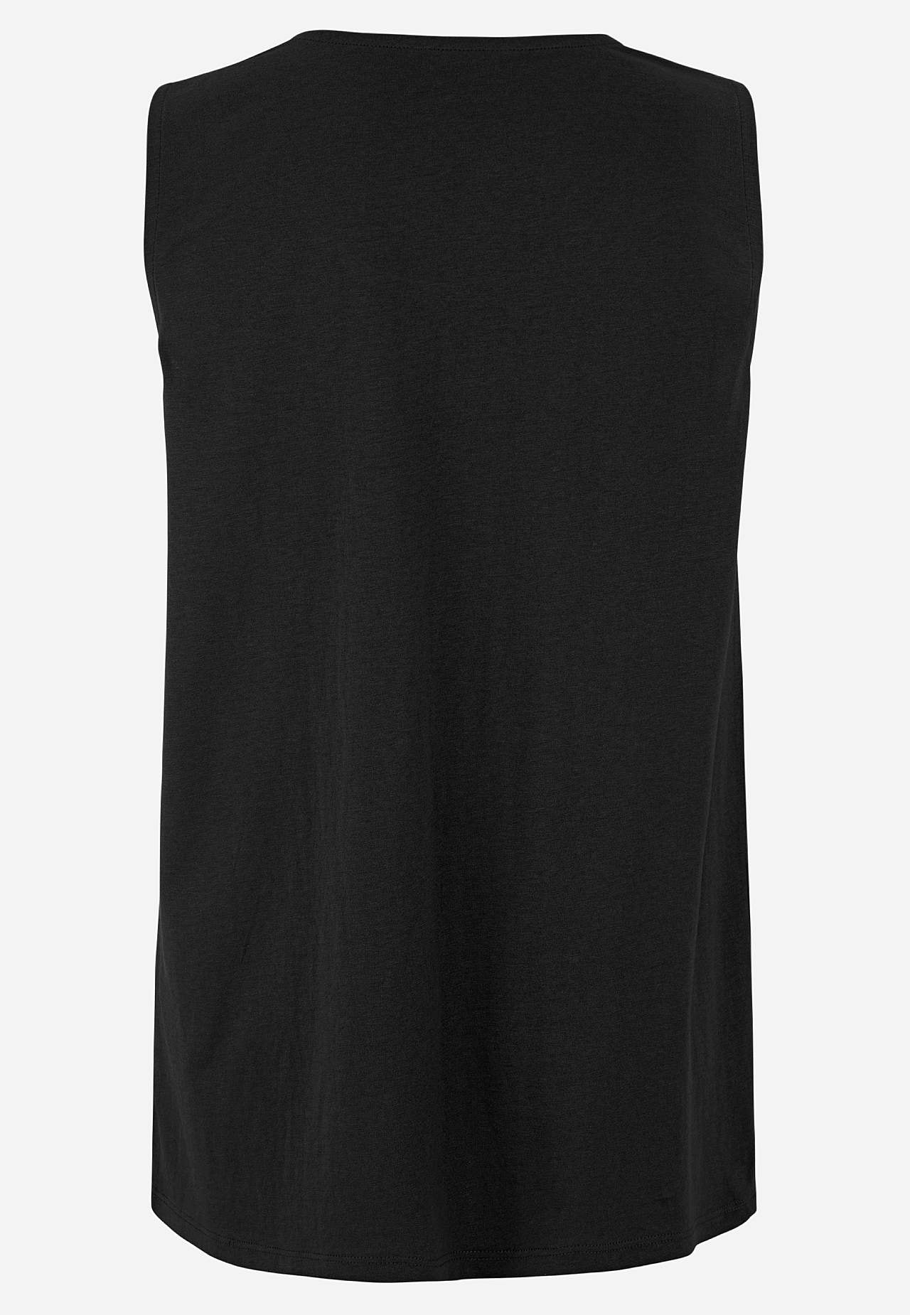Singlet med dekorativ fold