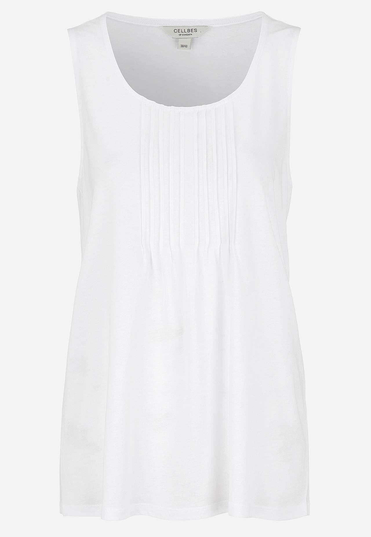 Singlet med dekorativ fold