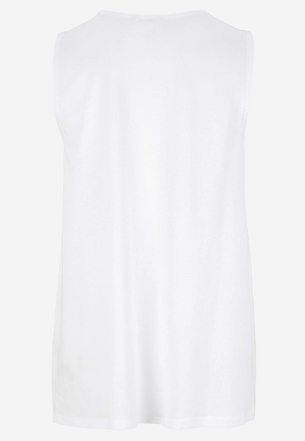 Singlet med dekorativ fold