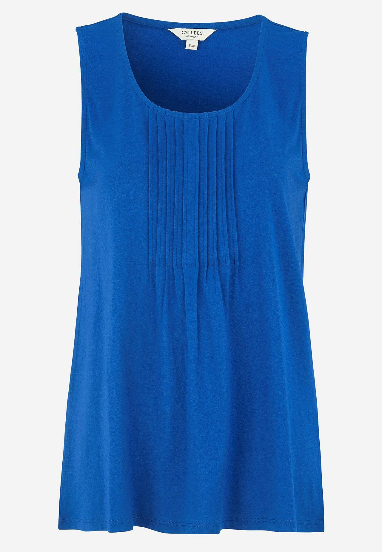Singlet med dekorativ fold