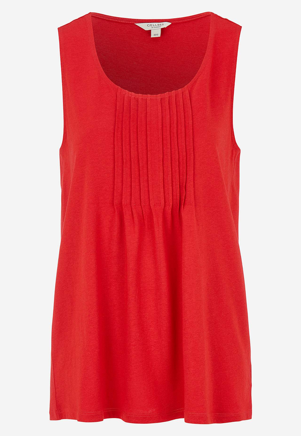 Singlet med dekorativ fold