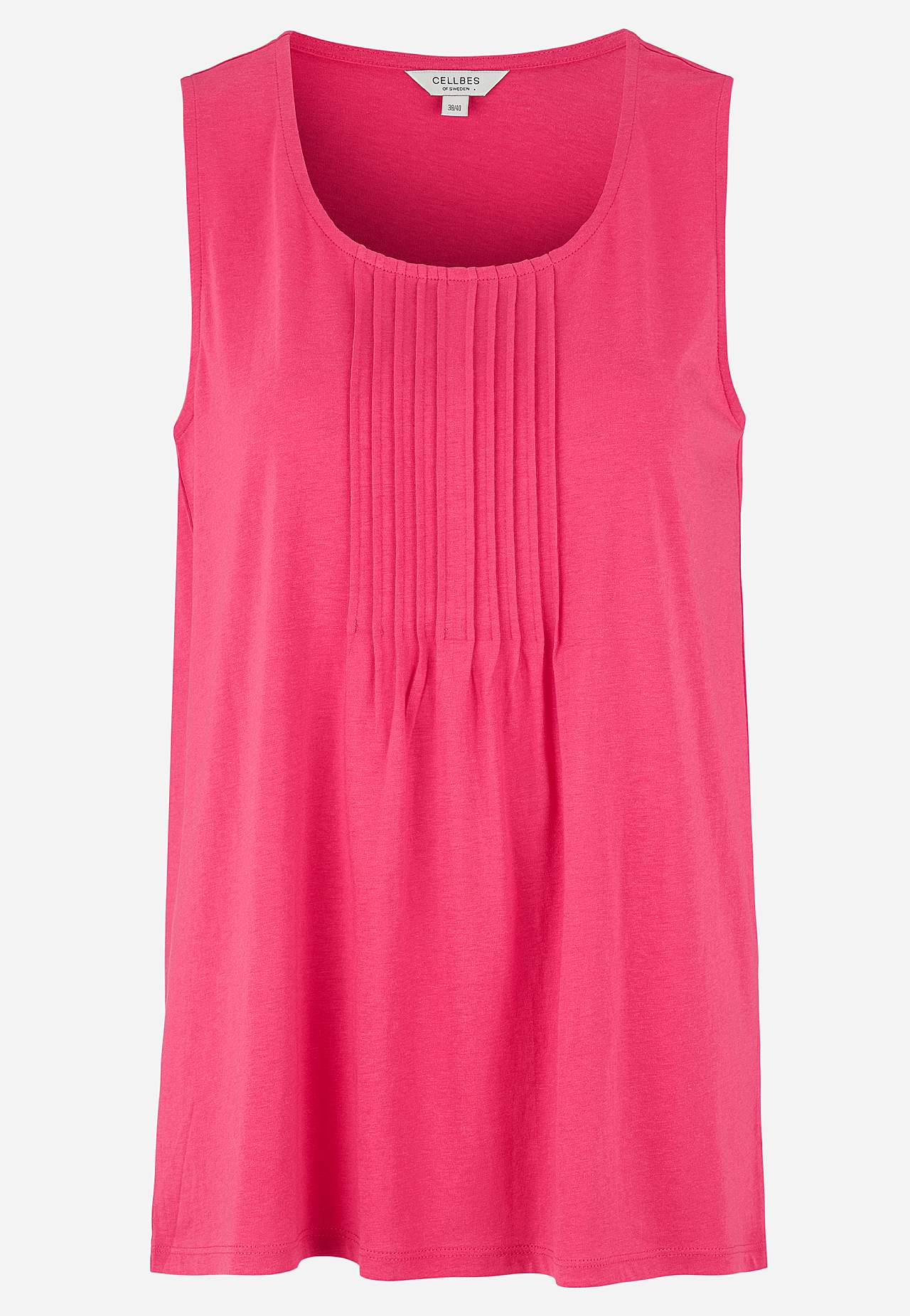 Singlet med dekorativ fold