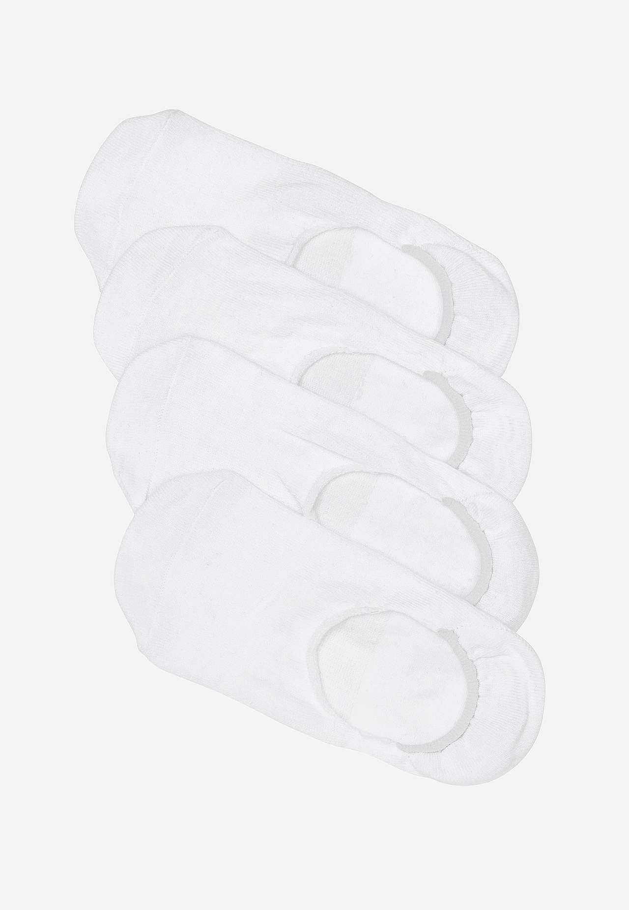 Lav ankelsokk i bomullsmiks 4-pack