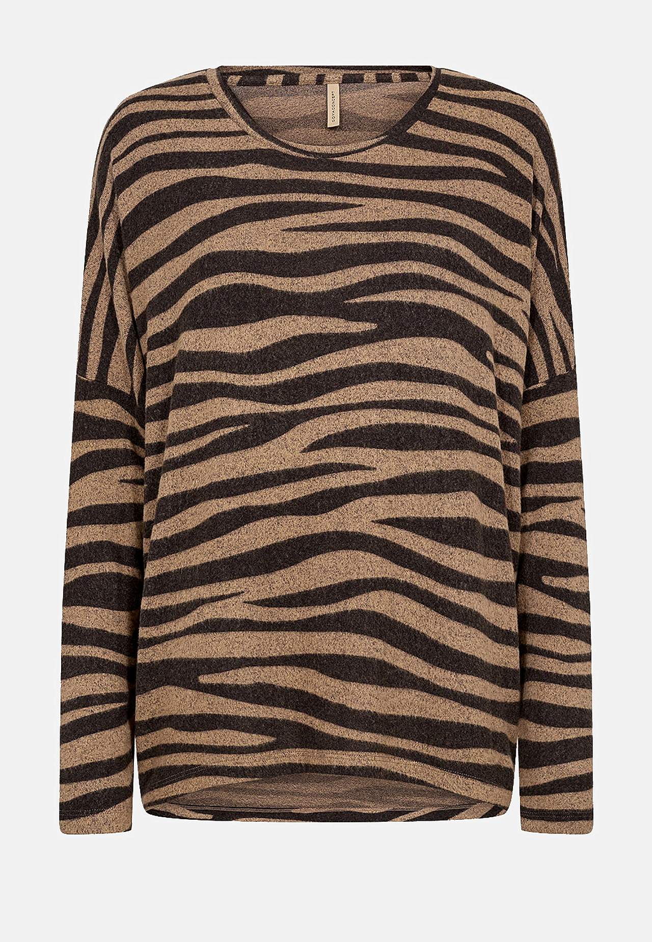 Supermyk, mønstret jerseytopp