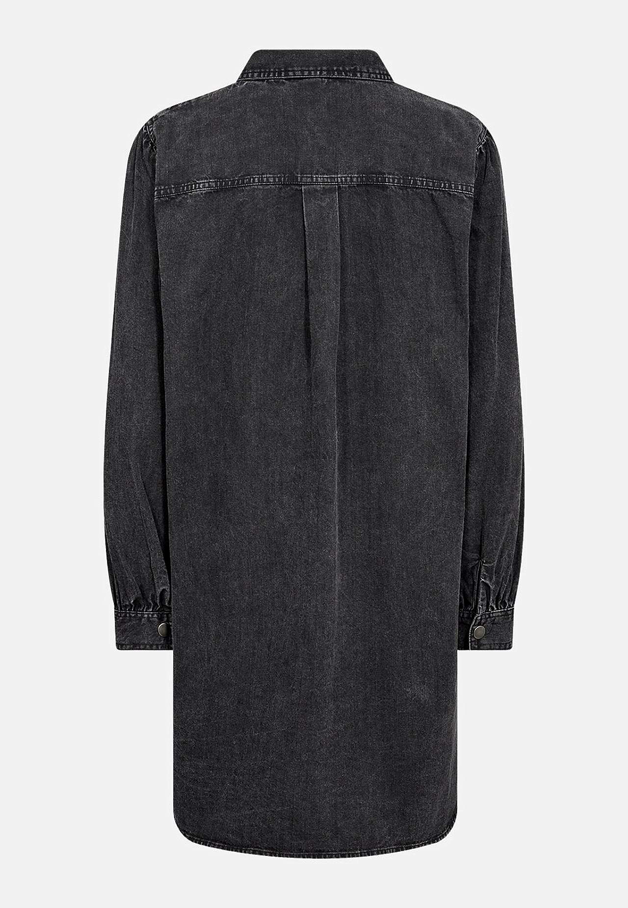 Lang denimskjorte