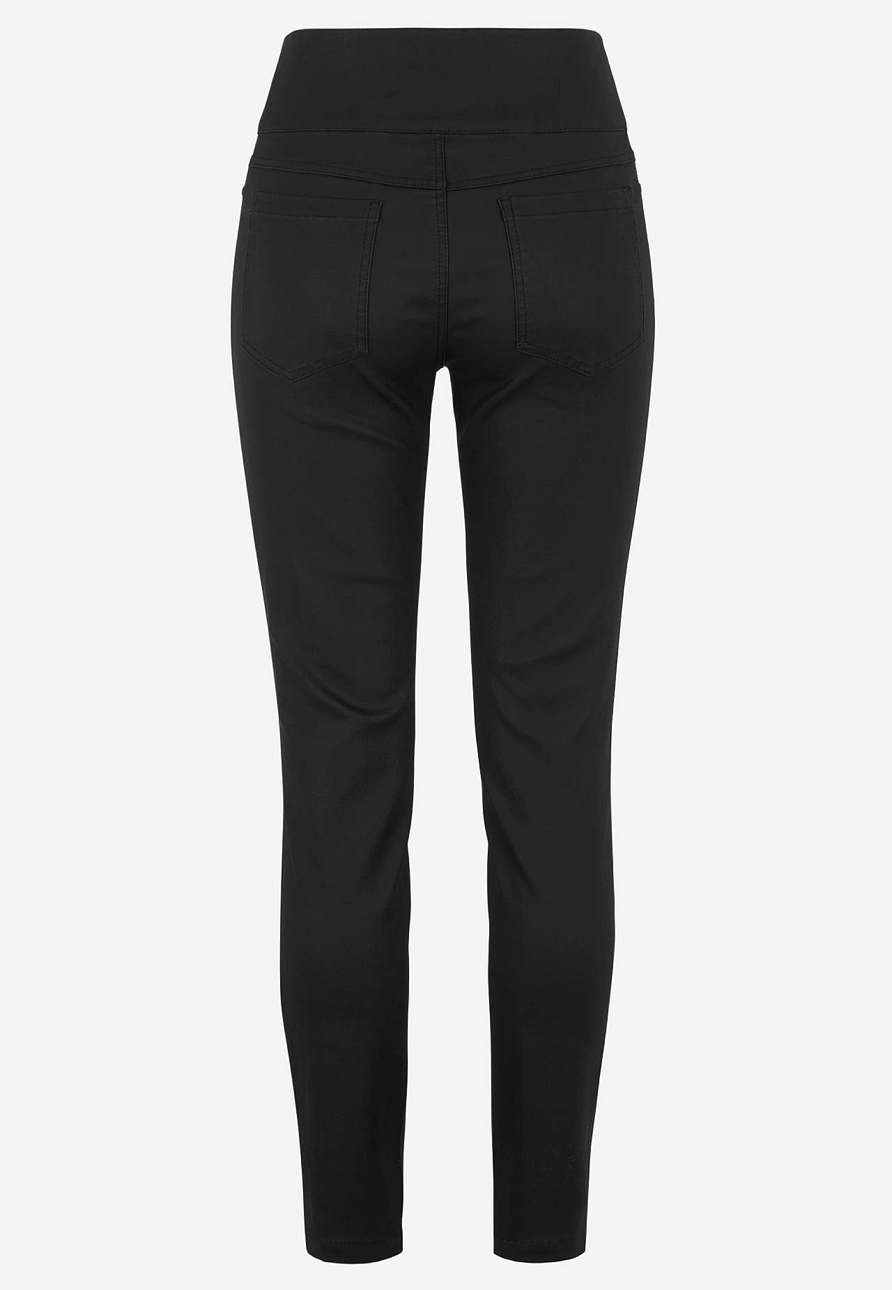 Belagte jeggings med smale ben