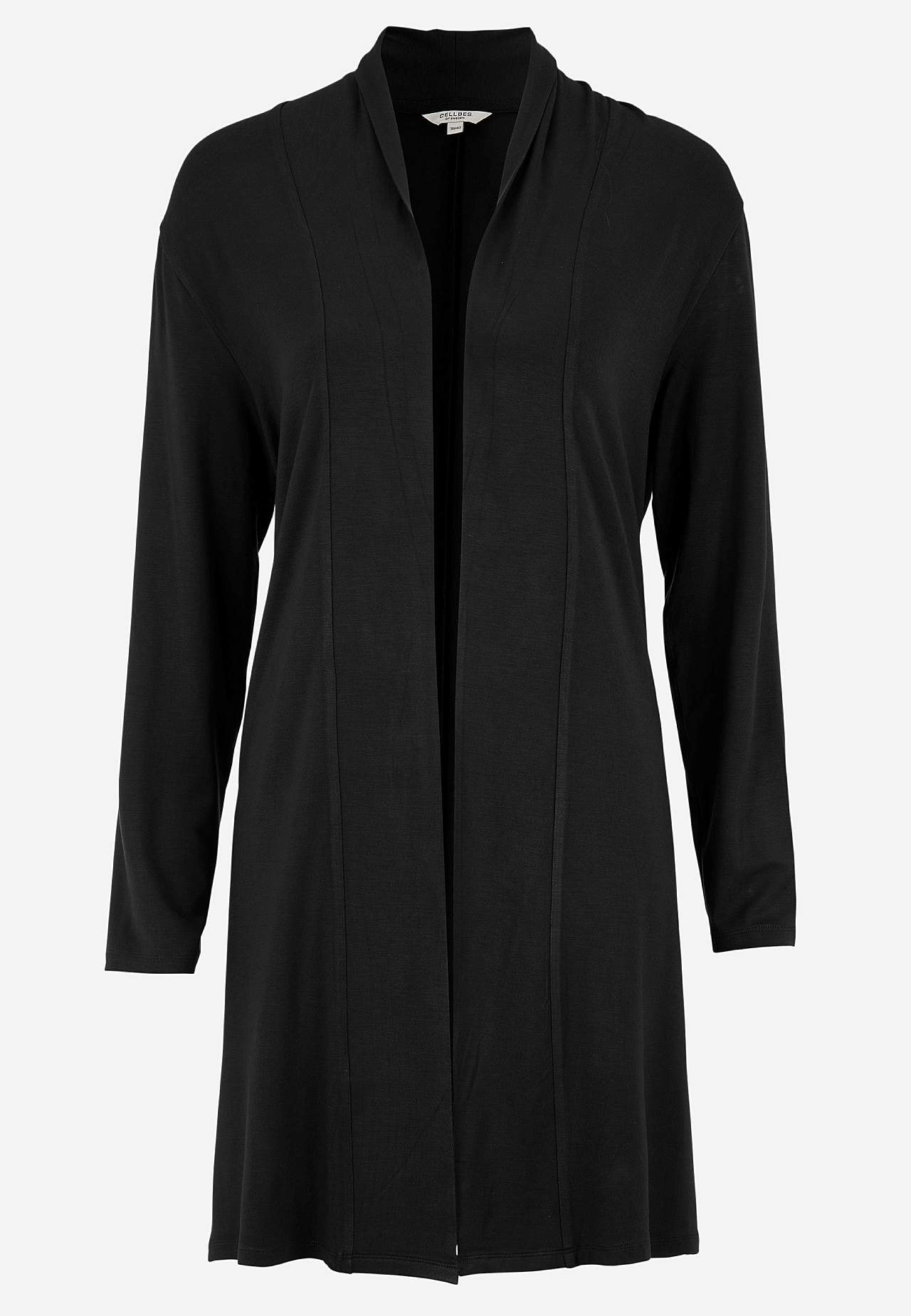 Lang cardigan i tricot
