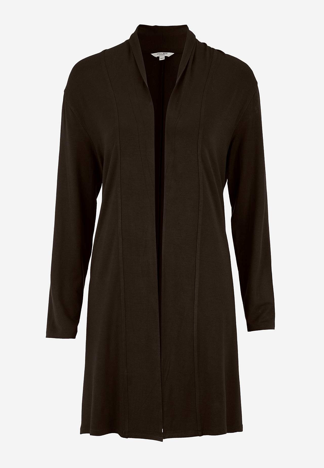 Lang cardigan i tricot