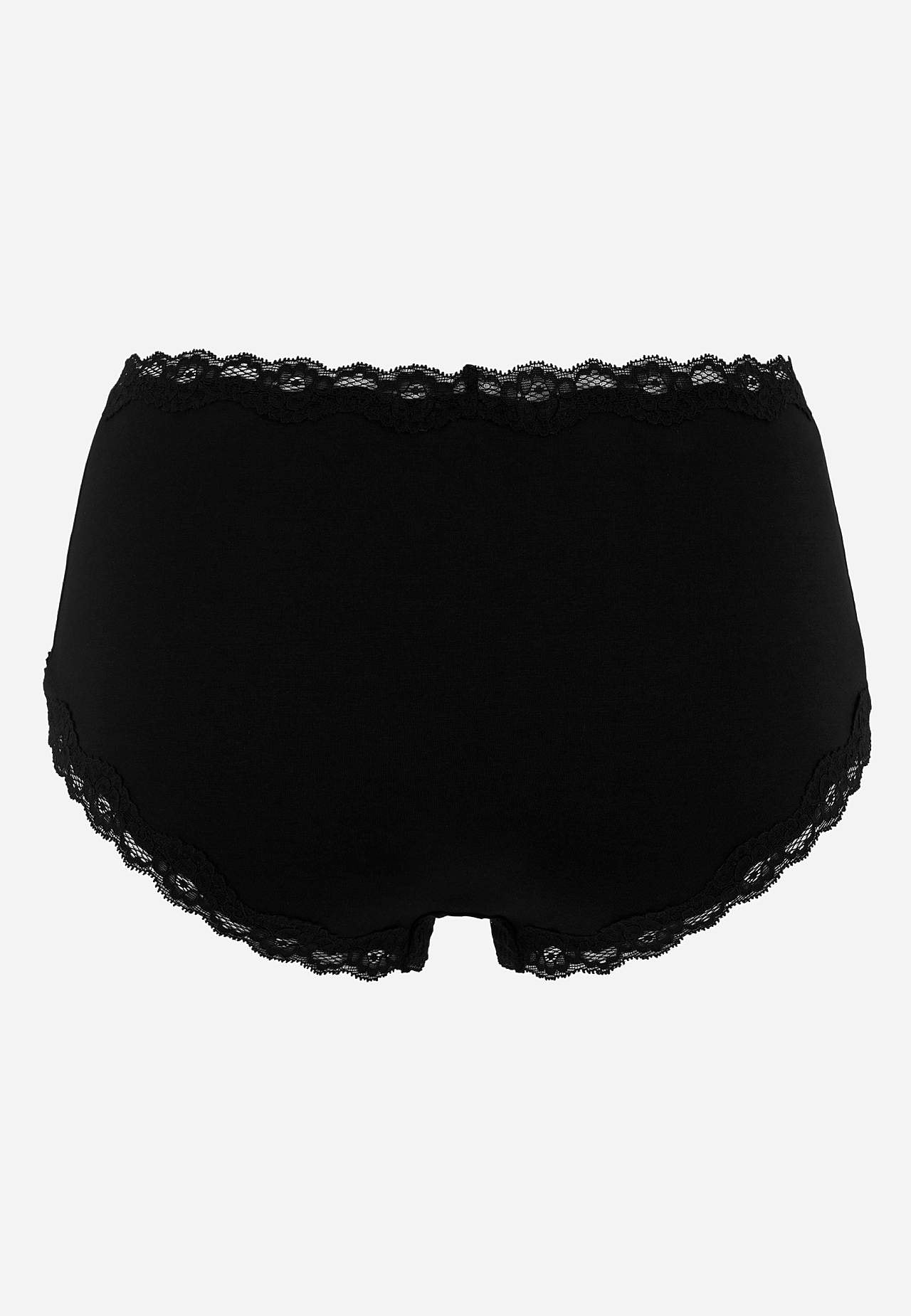 Hipstertruse med blonder Ella 4-pack