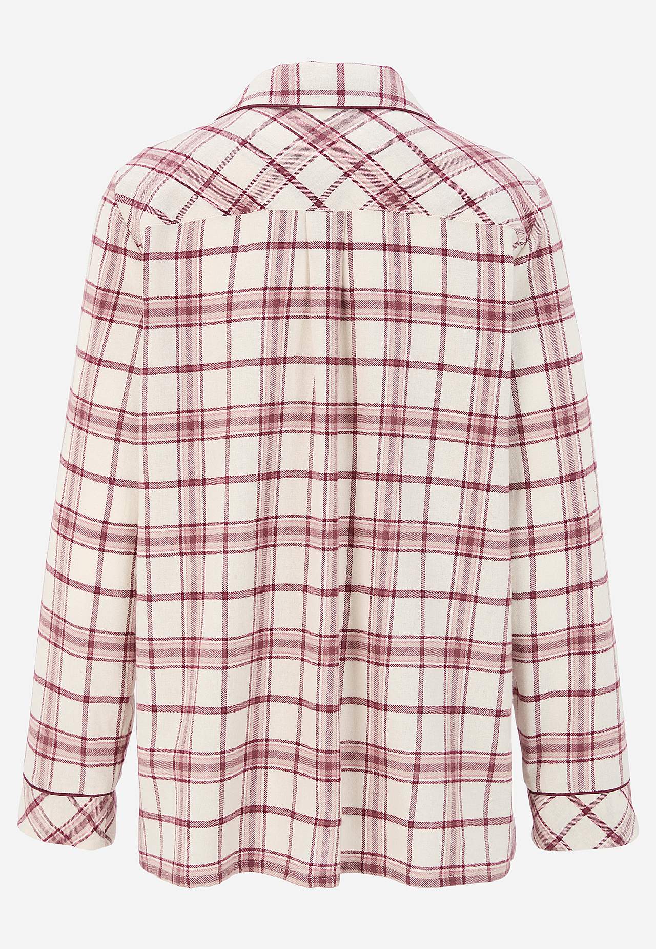 Rutete pyjamas i flanell