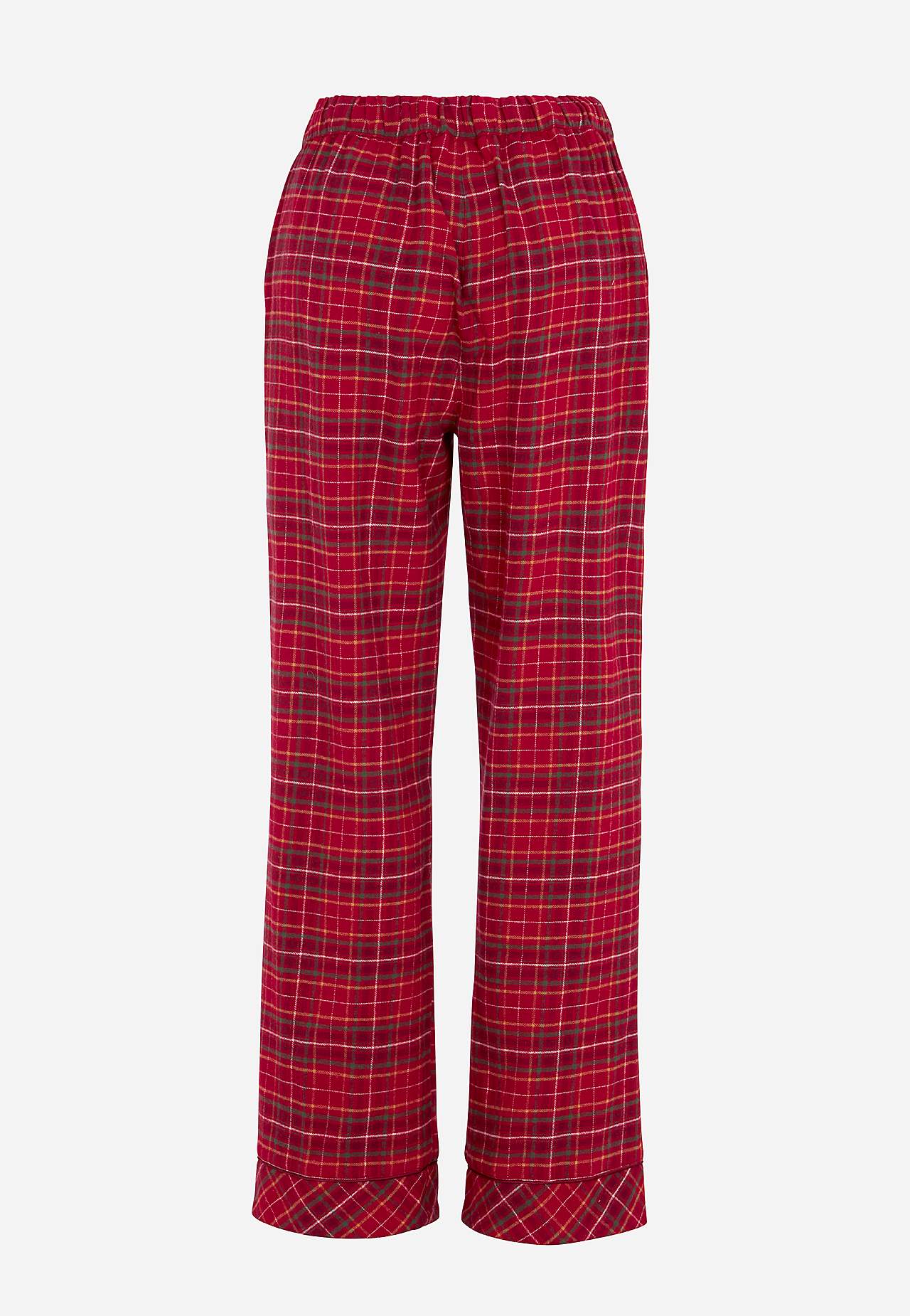 Rutete pyjamas i flanell
