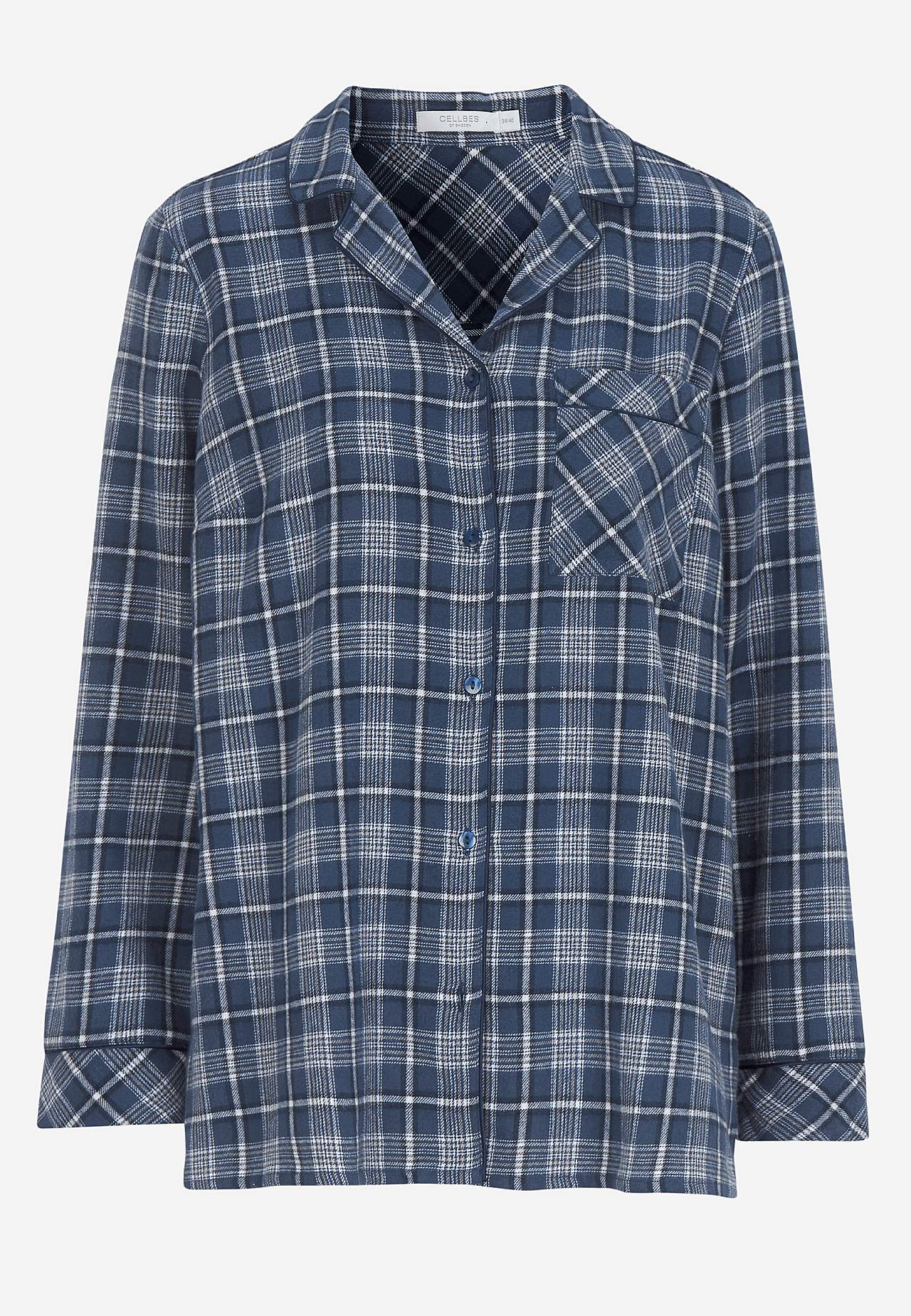 Rutete pyjamas i flanell