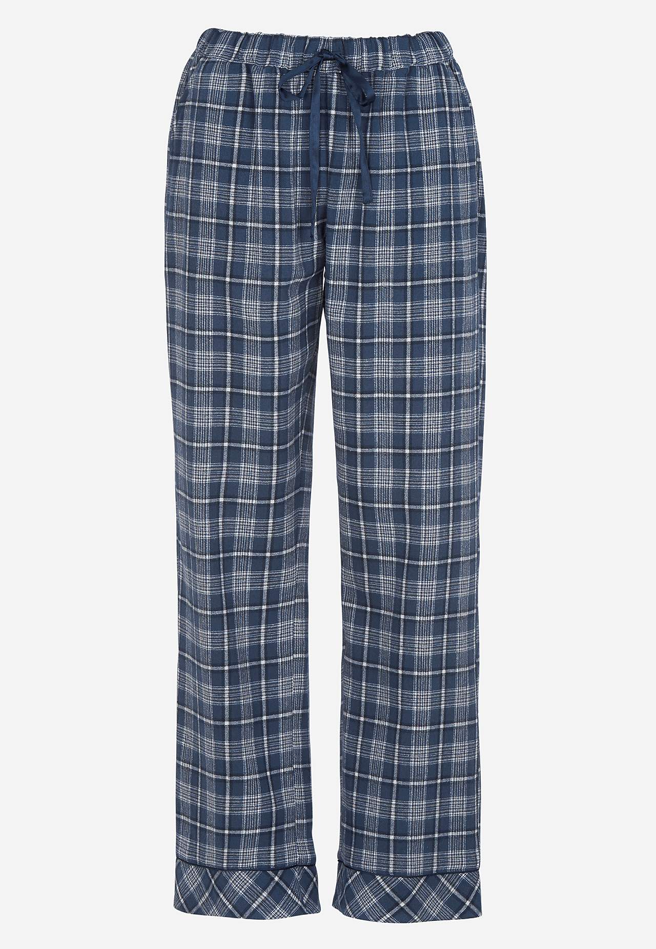 Rutete pyjamas i flanell