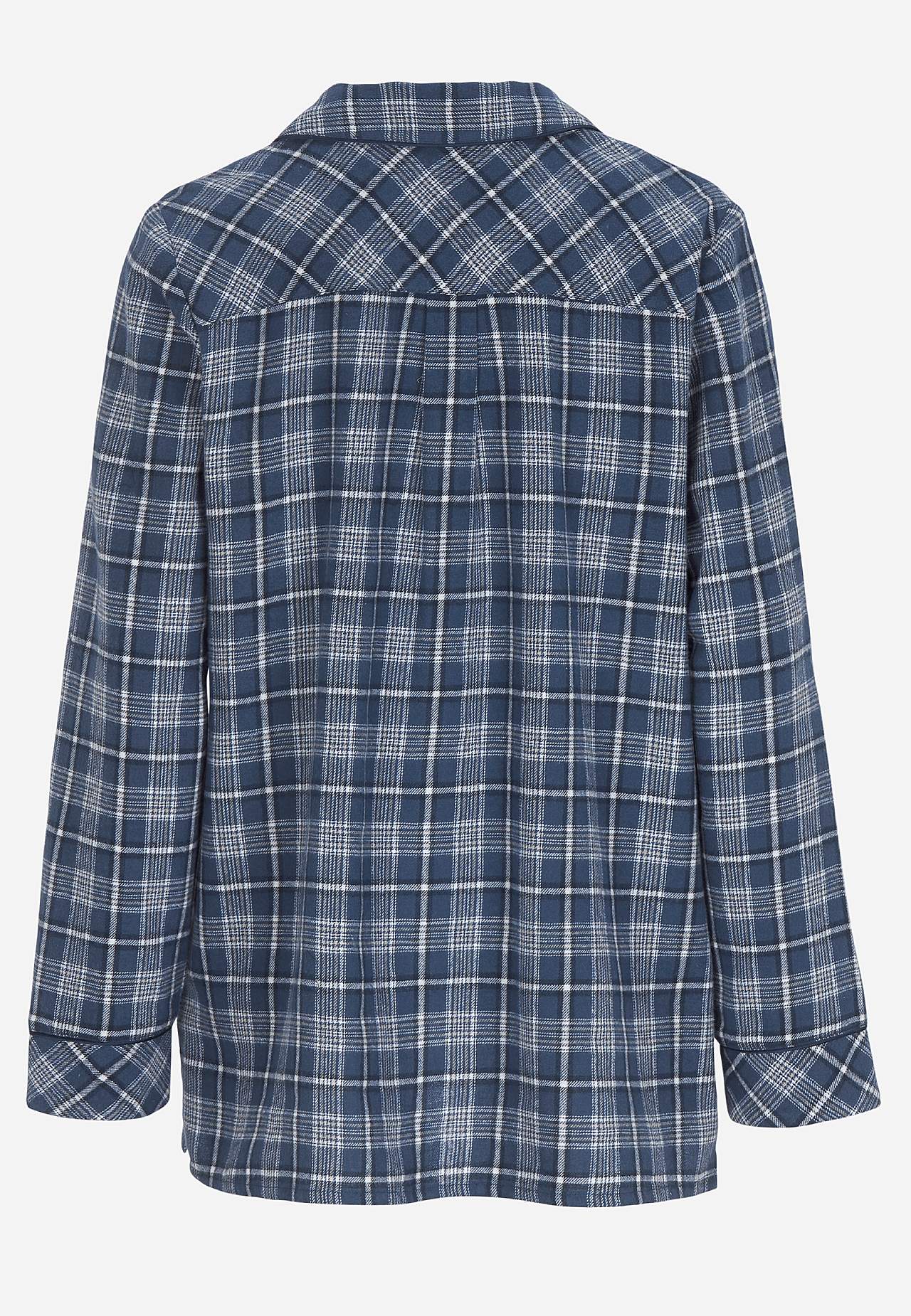 Rutete pyjamas i flanell