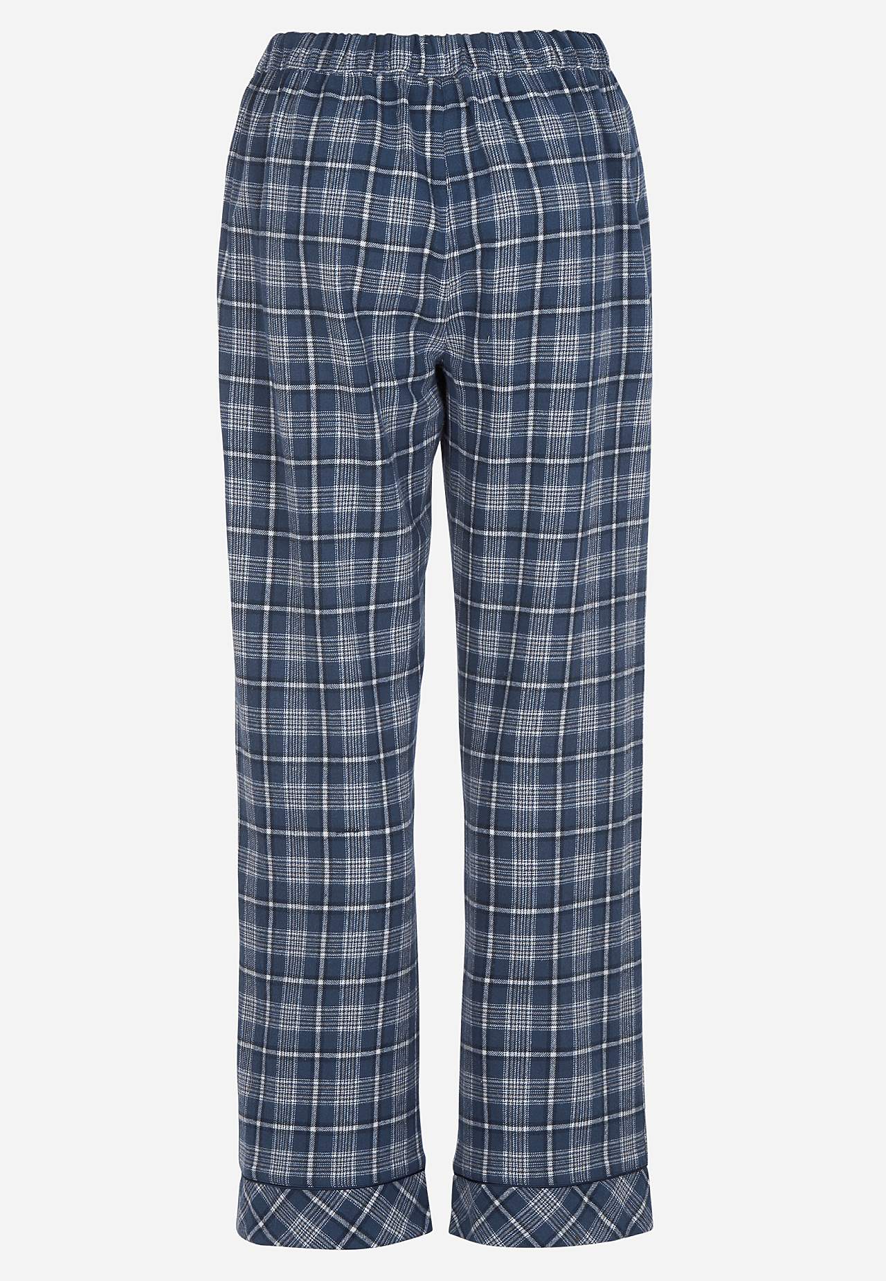 Rutete pyjamas i flanell