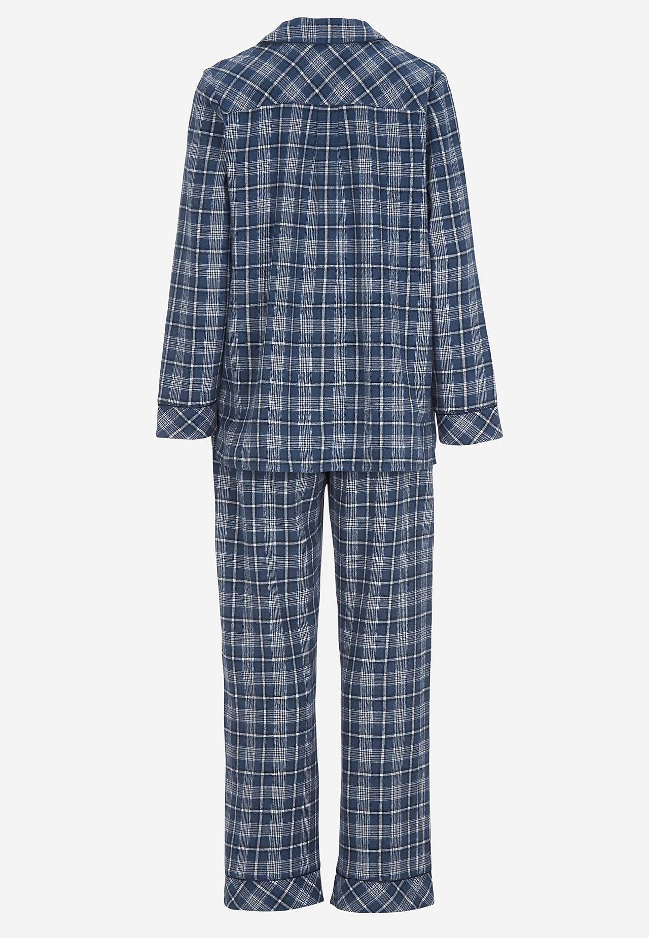Rutete pyjamas i flanell