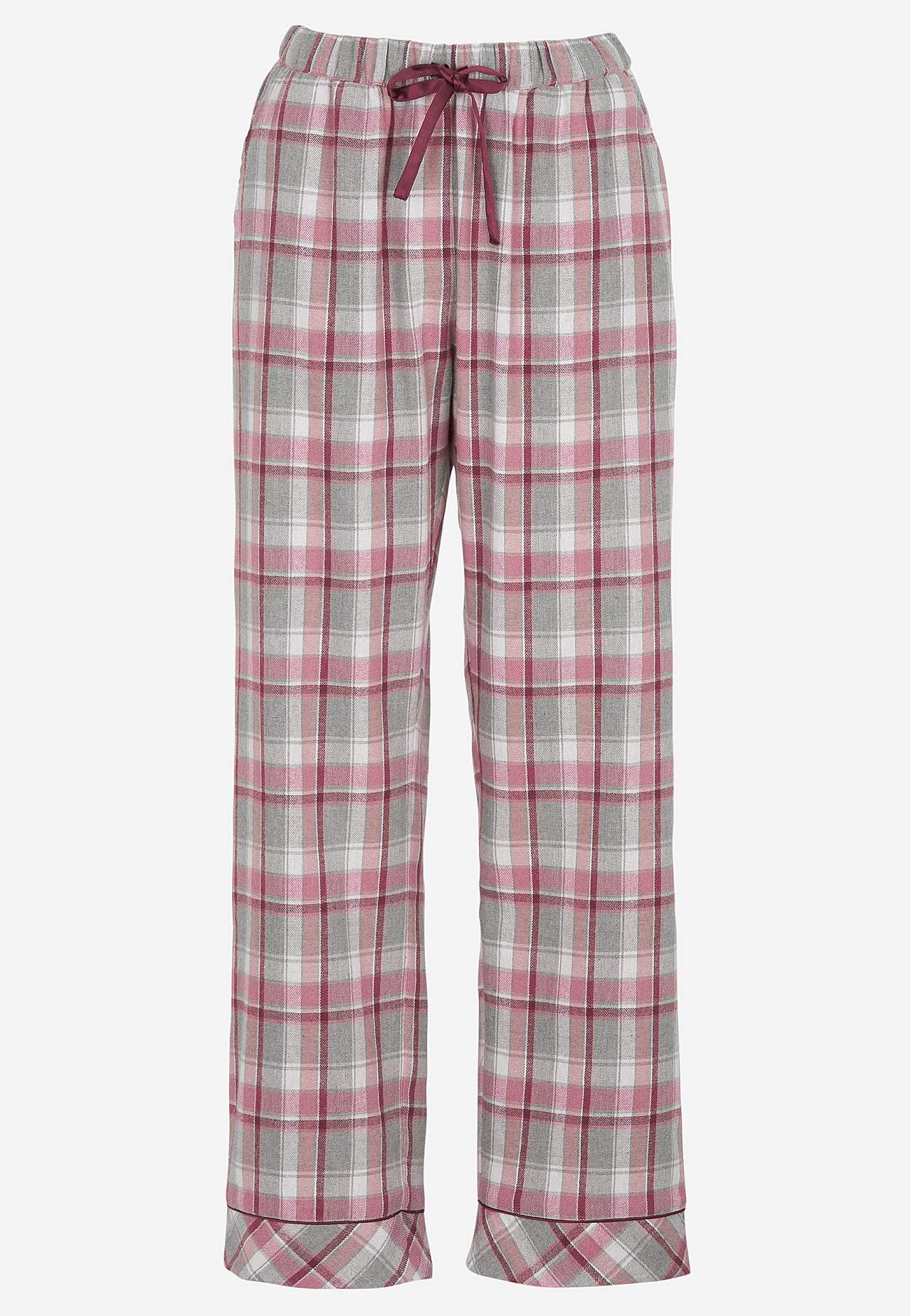 Rutete pyjamas i flanell