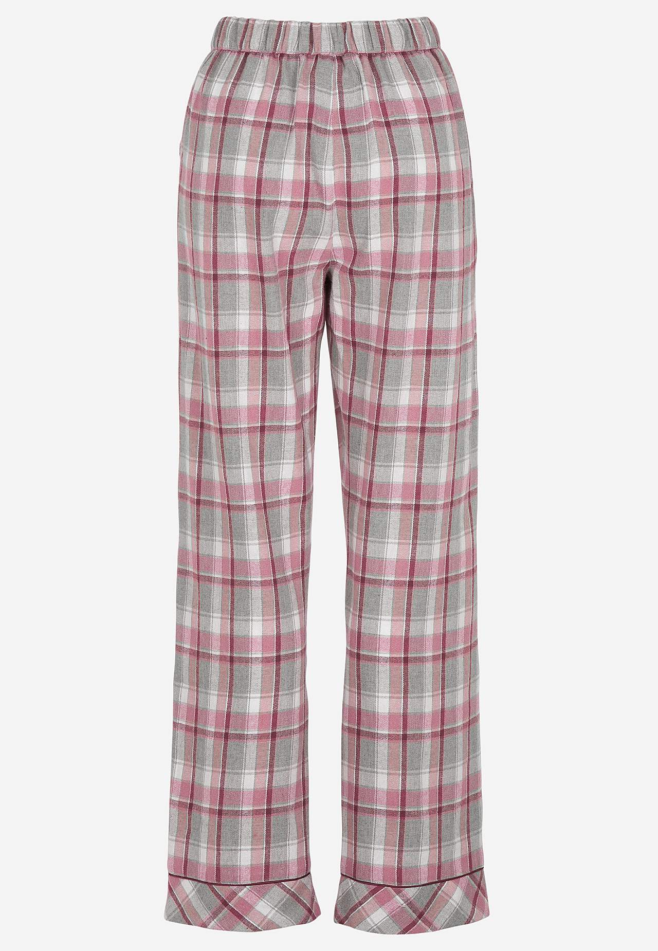 Rutete pyjamas i flanell