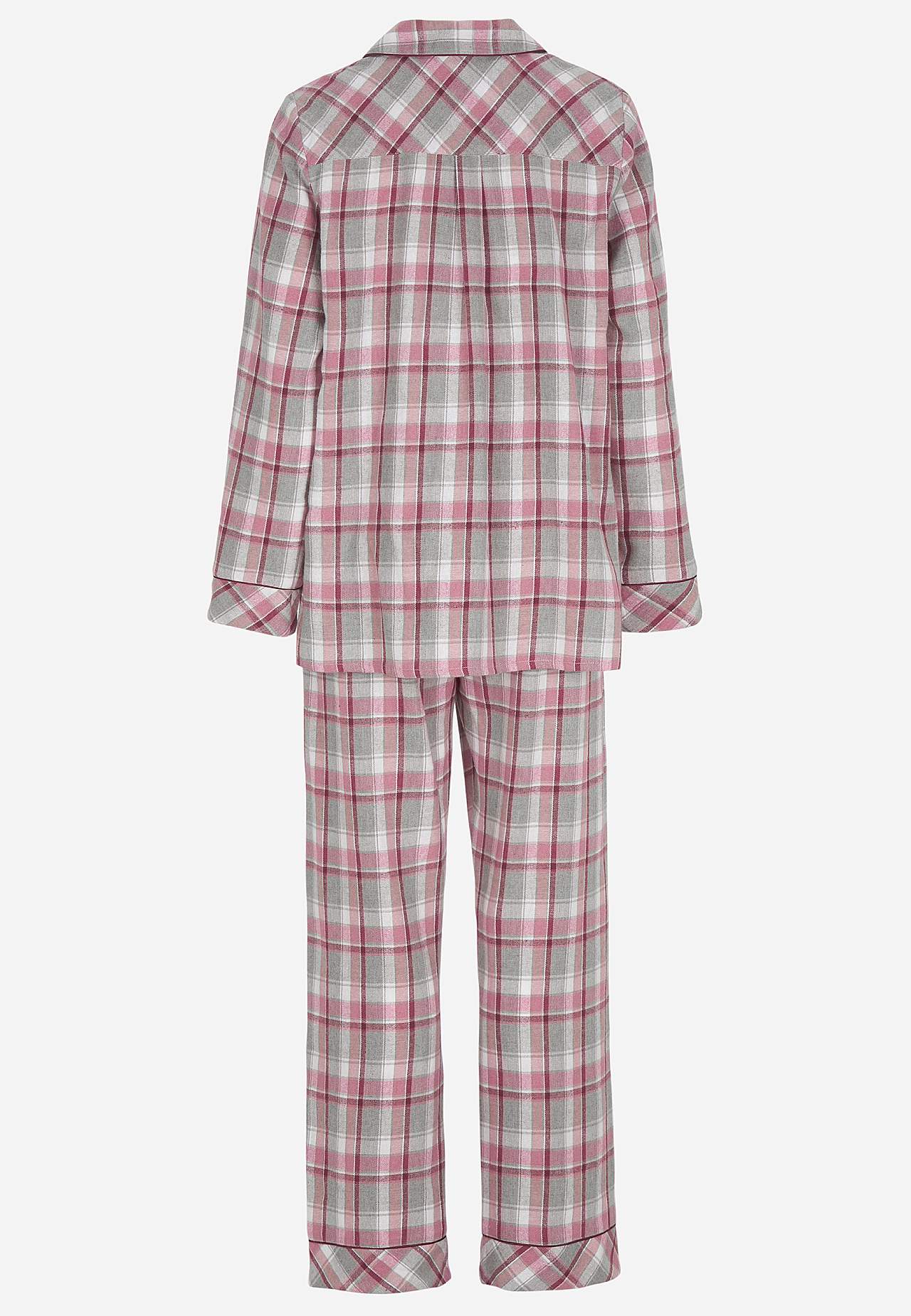 Rutete pyjamas i flanell