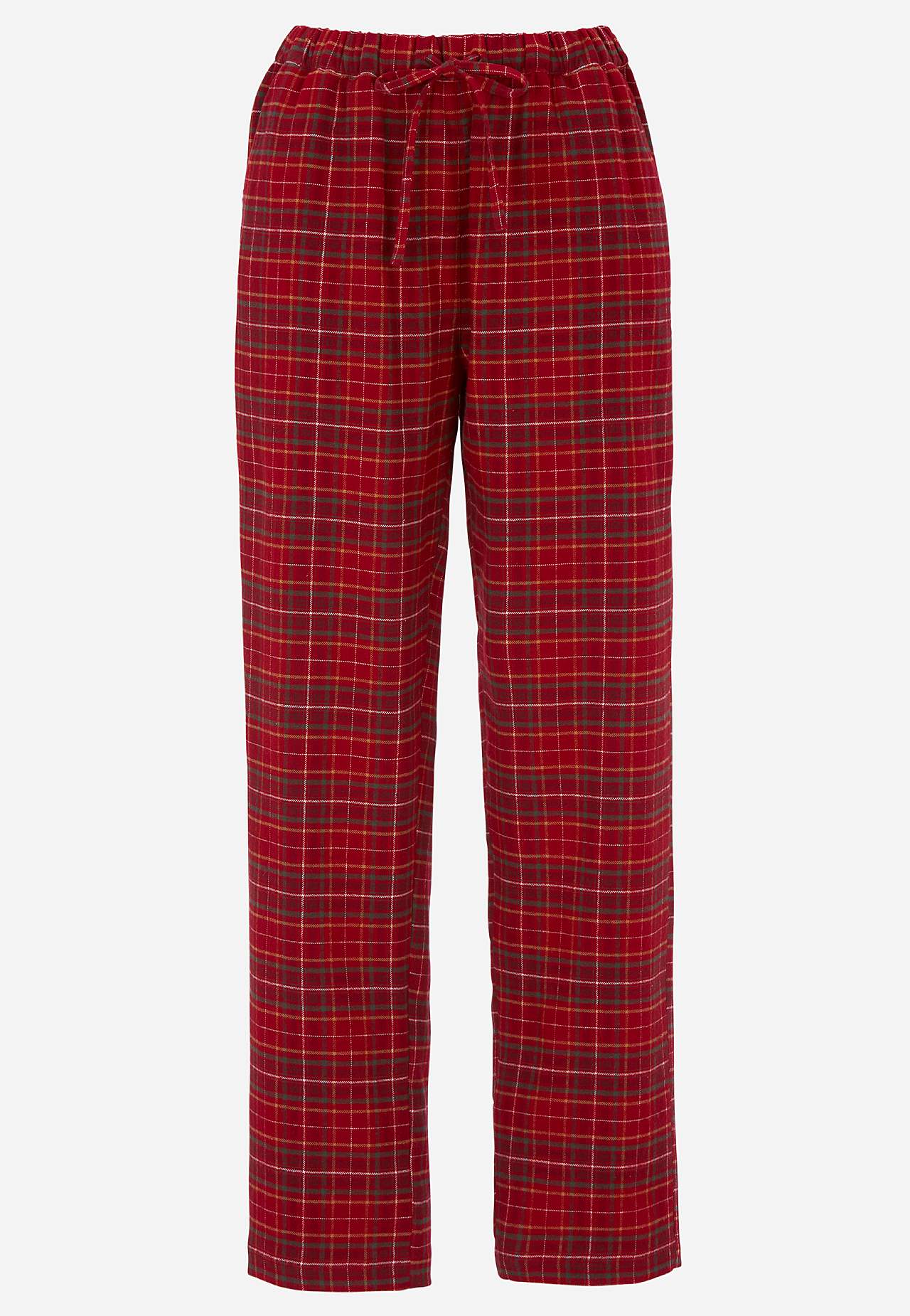Rutete pyjamasbukser i flanell