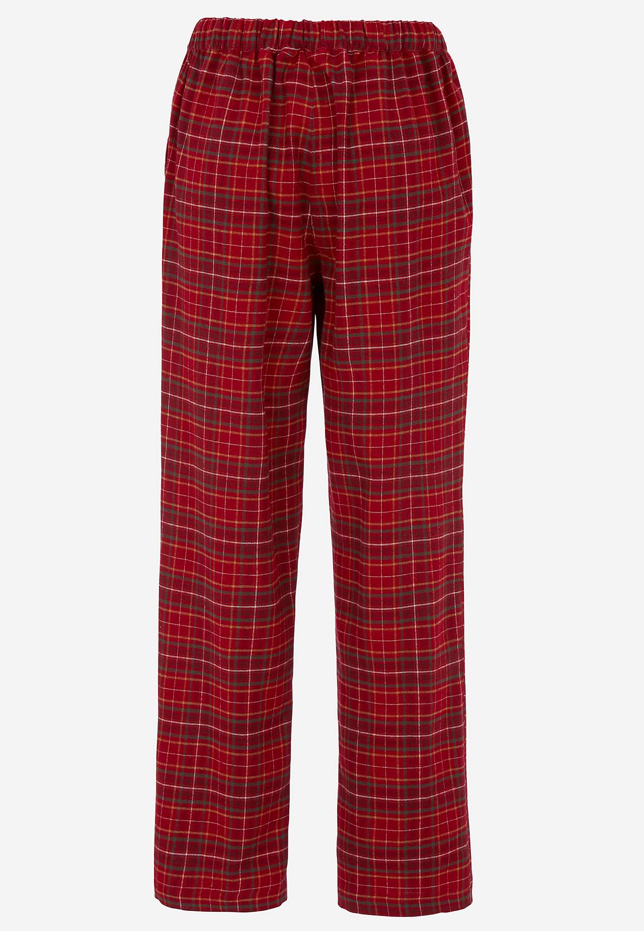 Rutete pyjamasbukser i flanell