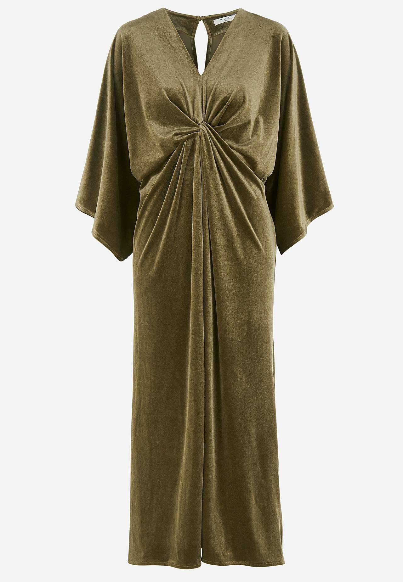 Elegant kaftankjole i velur