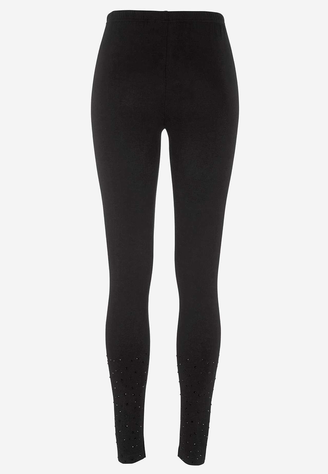 Leggings med glitterdetaljer