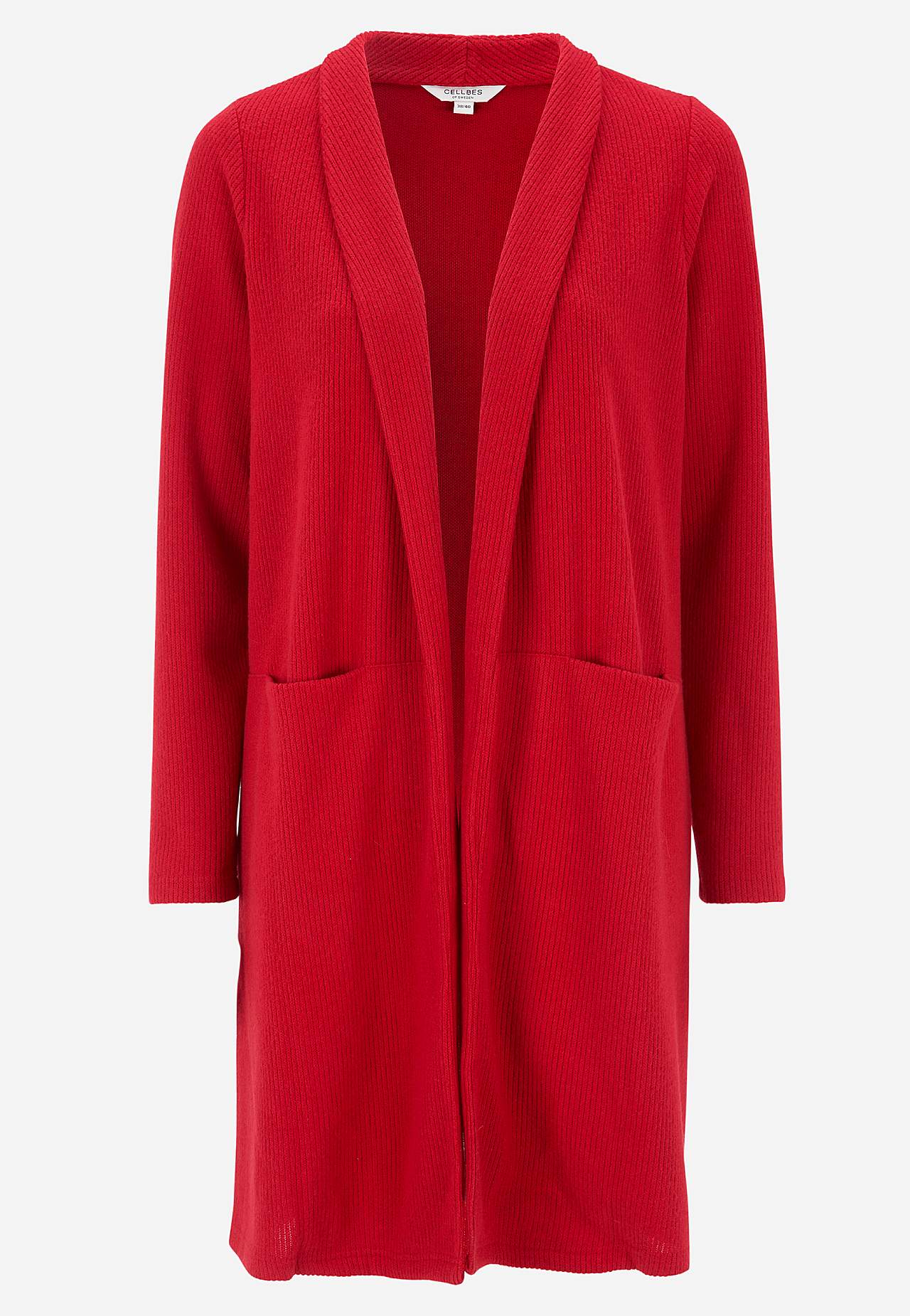 Supermyk cardigan med lommer