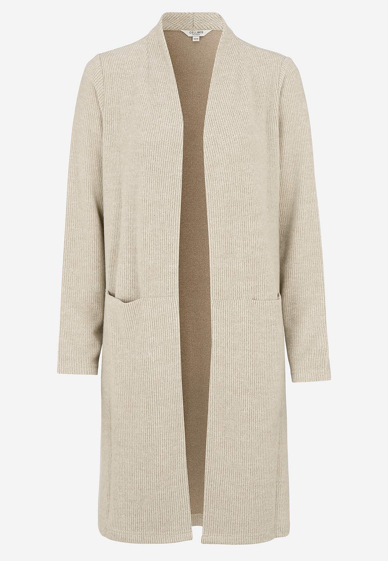 Supermyk cardigan med lommer Beata