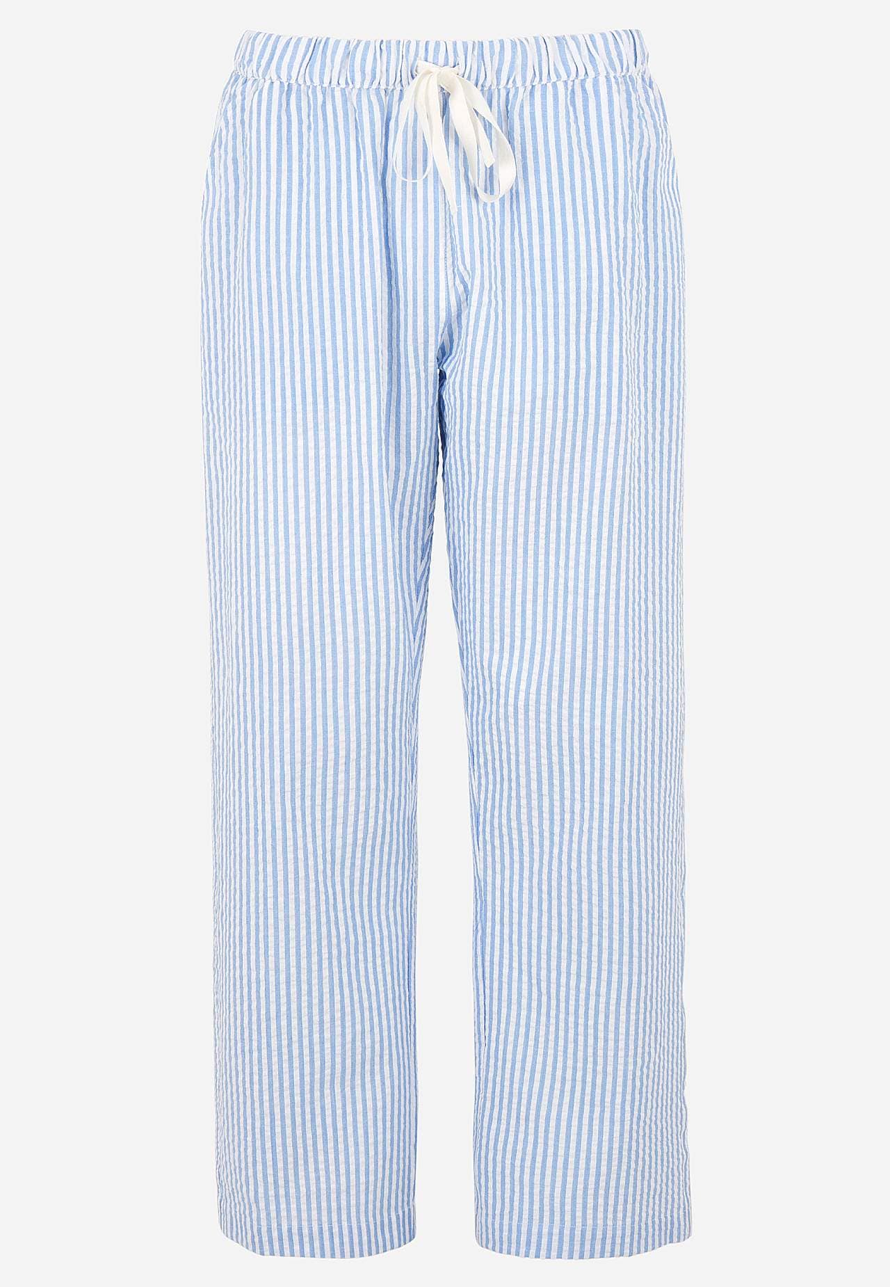 Pyjamas i seersucker