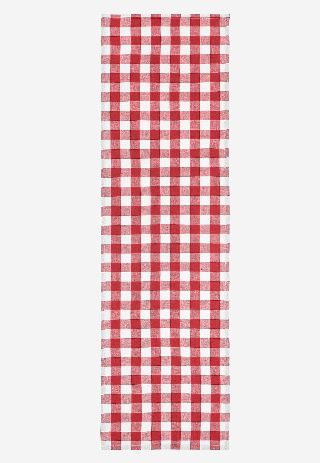 Vevet, rutete bordløper