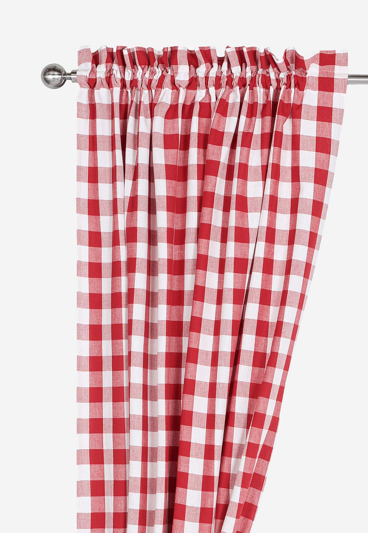 Vevde, rutete gardinlengder 2-pack